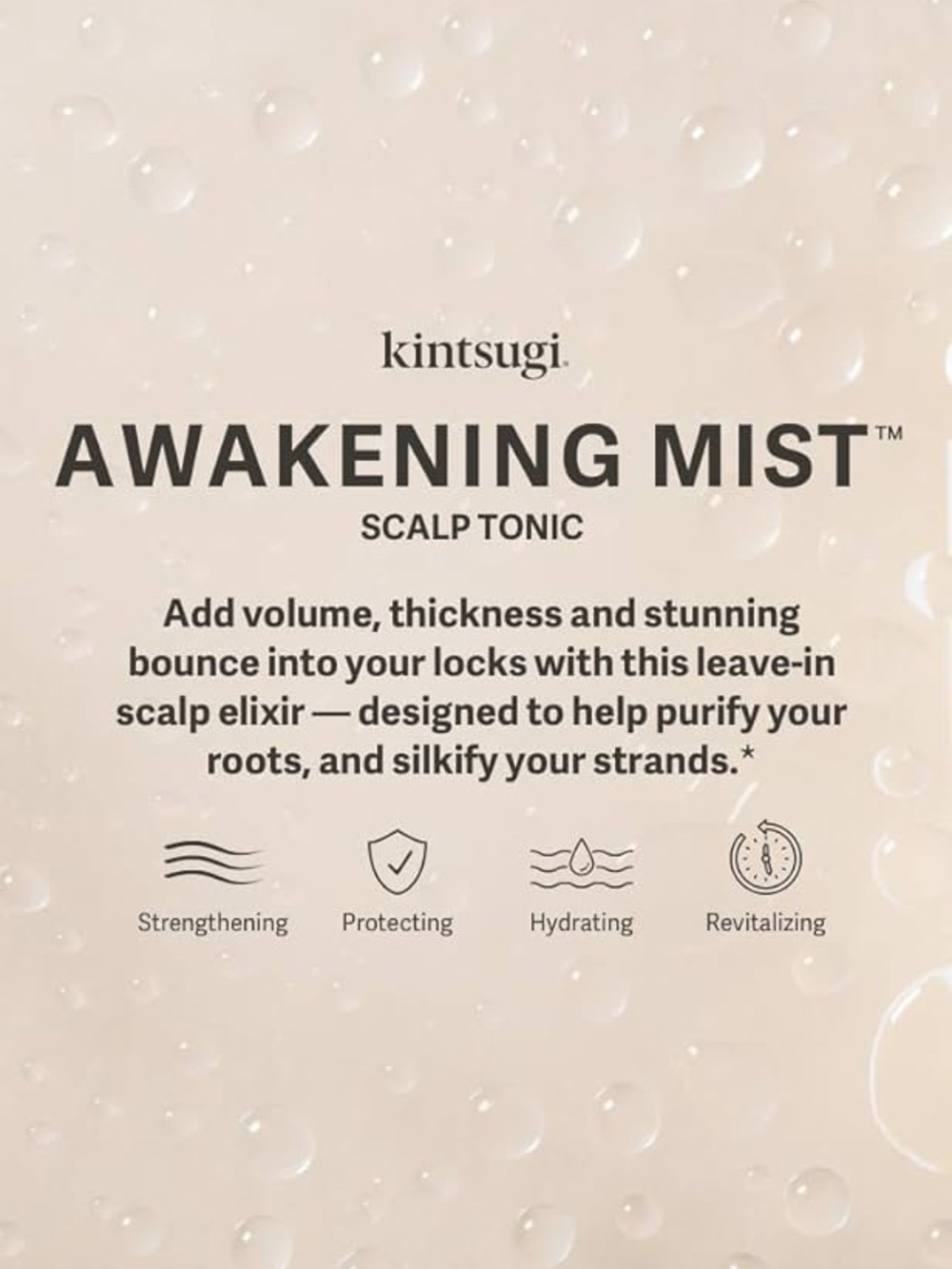NWT Kintsugi Awakening Mist Scalp Tonic 4 oz / 120 mL - New In Box- Hair Growth - Picture 3 of 11